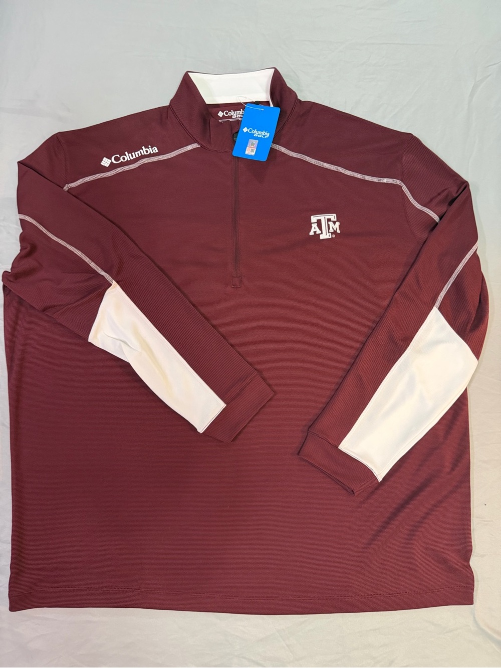 Columbia Maroon Texas A&M Men's Performance Top